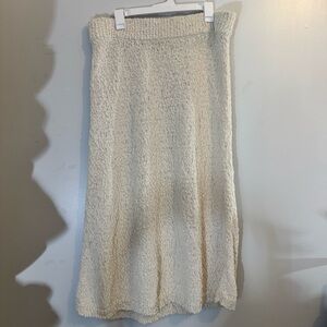 Textured Knit H&M Midi Skirt